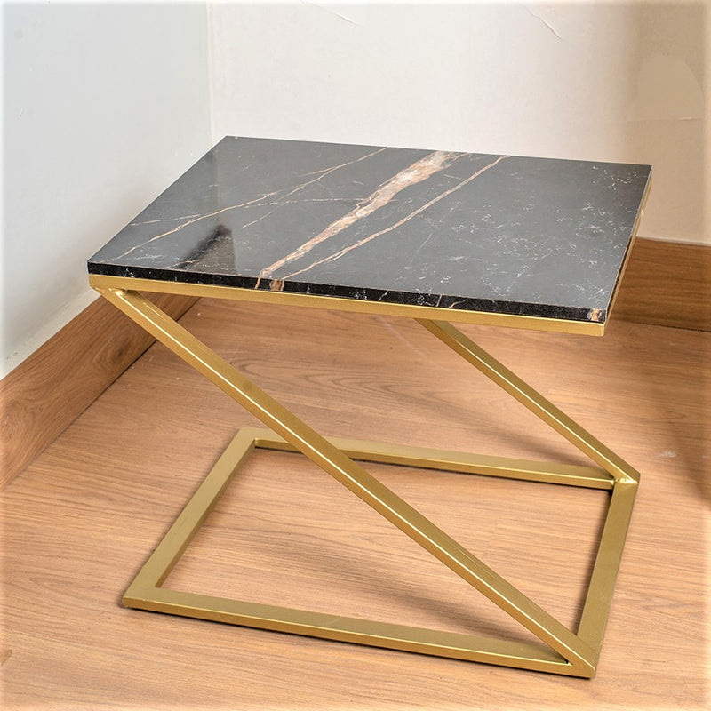 Marble Top End Table