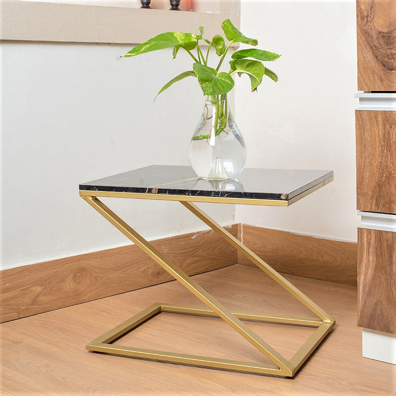 Marble Top End Table